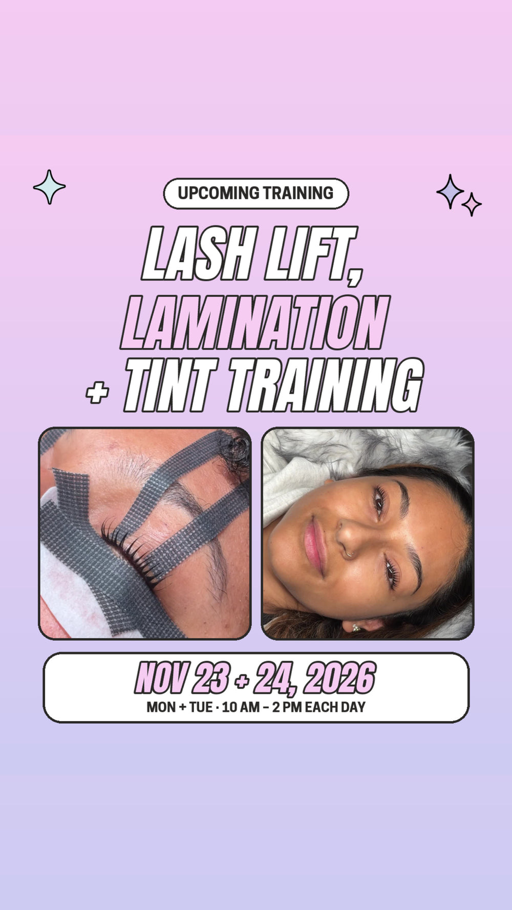Lash & Brow Lamination + Tint Training